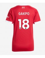 Liverpool Cody Gakpo #18 Kotipaita Naisten 2025-26 Lyhythihainen